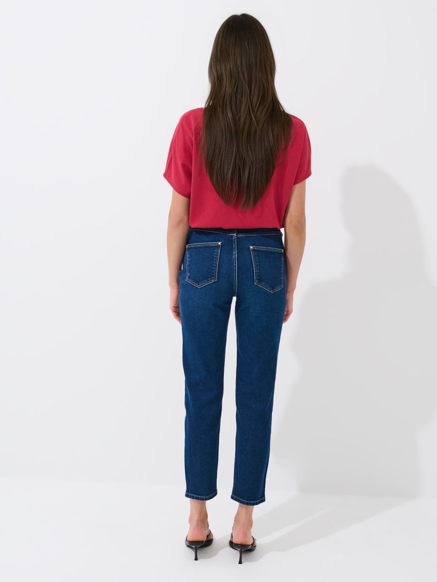Jeansy mom slim