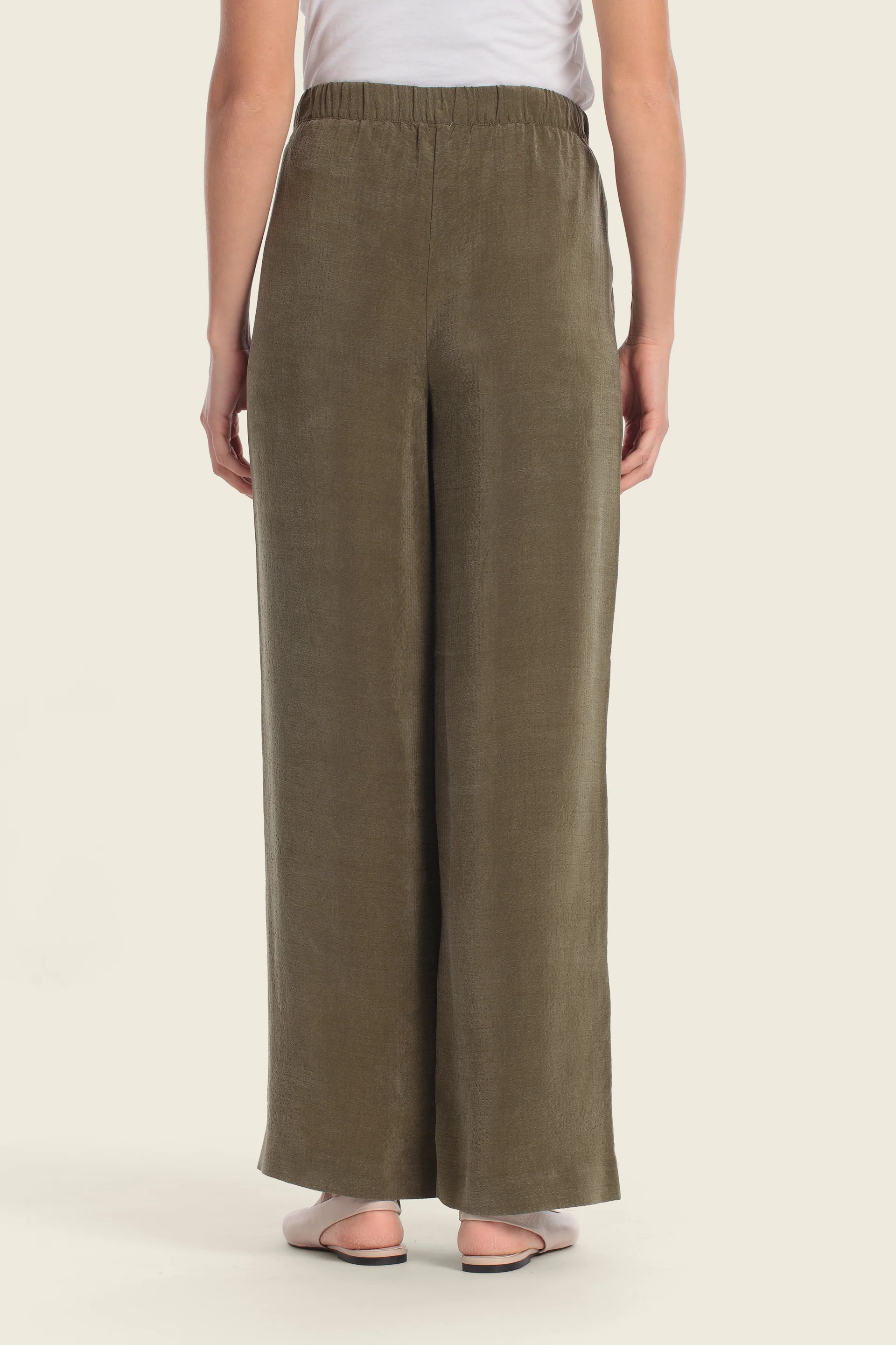 Chinos aus Tencel™-Mischgewebe mit elastischem Bund