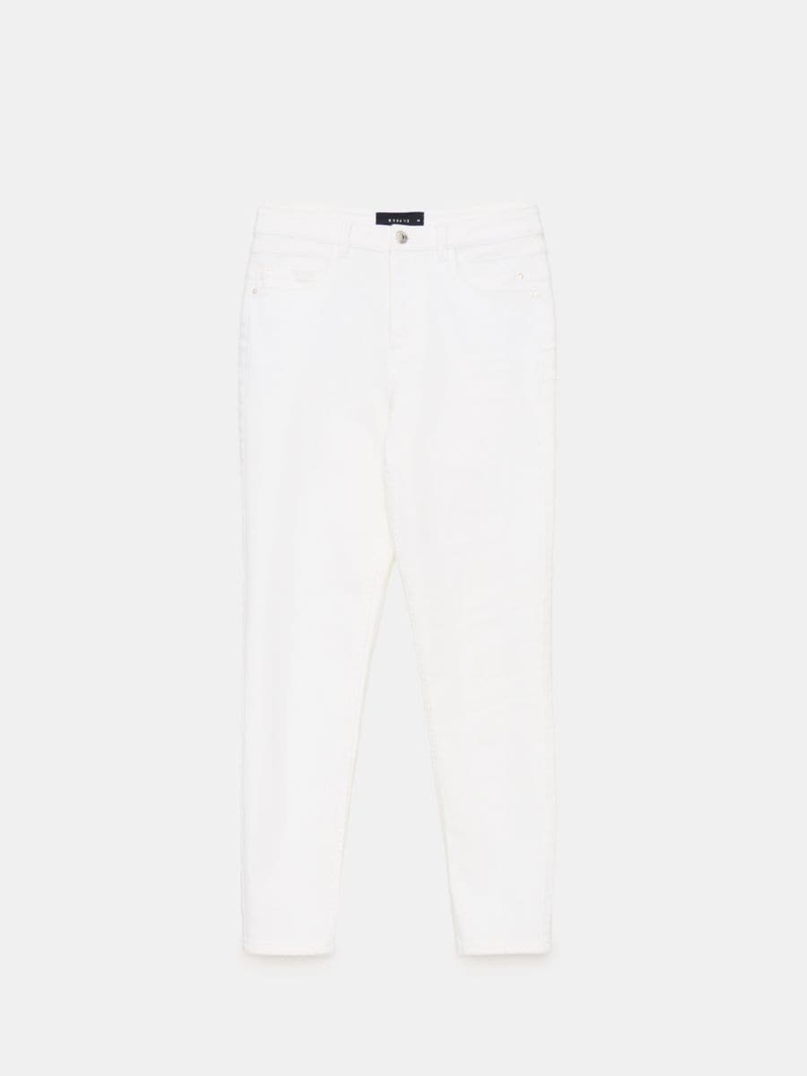 Jeansy skinny push up PETITE