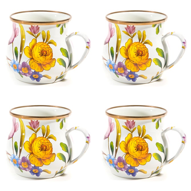 Wild Rose White Mug
