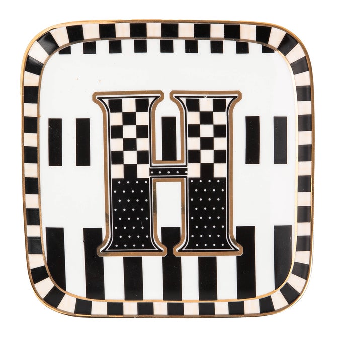 Monogram Dish - H