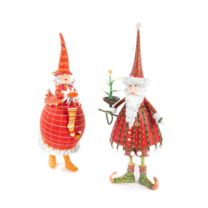 Patience Brewster Dash Away Dashing Santa Ornament
