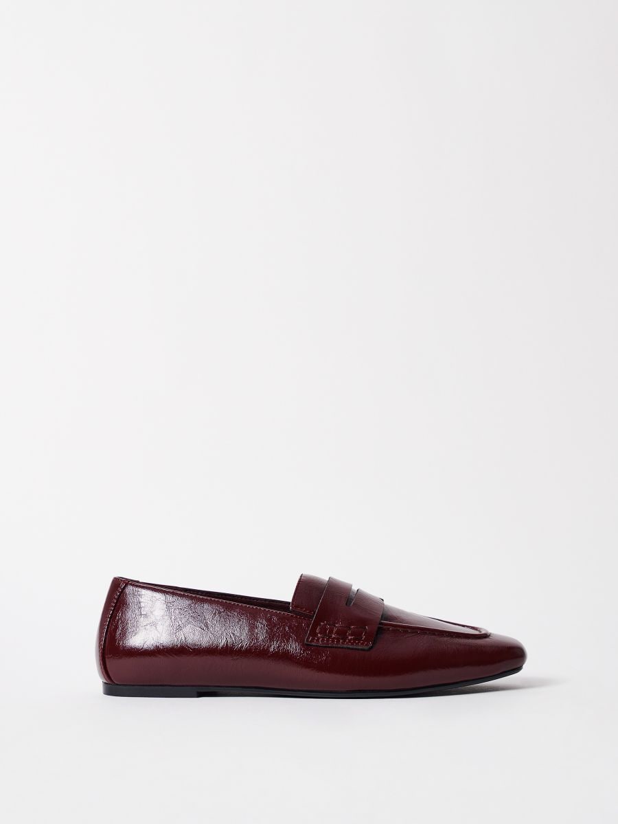 Skórzane czarne mokasyny