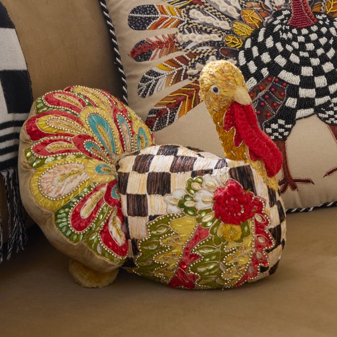Aurora Turkey Shaped Pillow