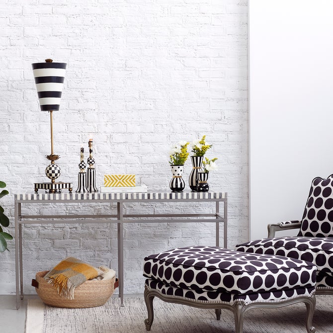 Spot On Ottoman - Black