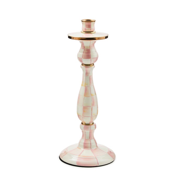 Rosy Check Large Candlestick