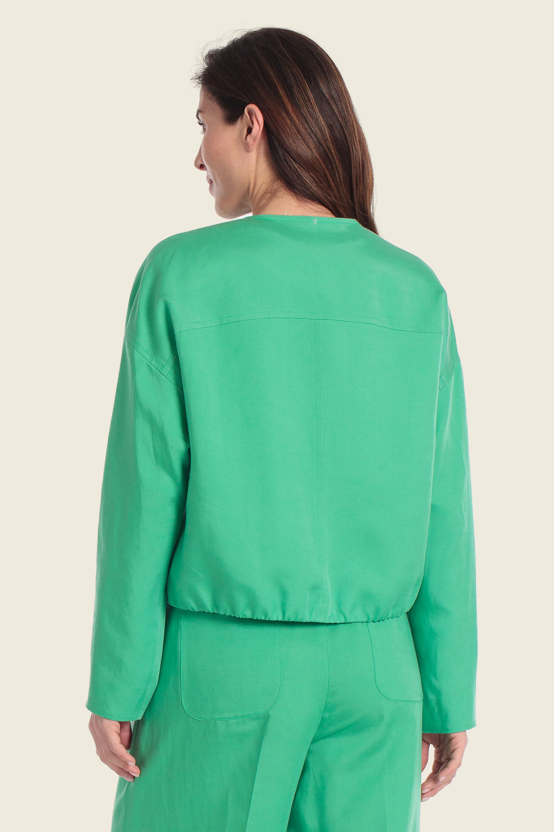 Bomberjacke aus Tencel-Leinen