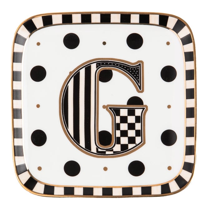 Monogram Dish - G