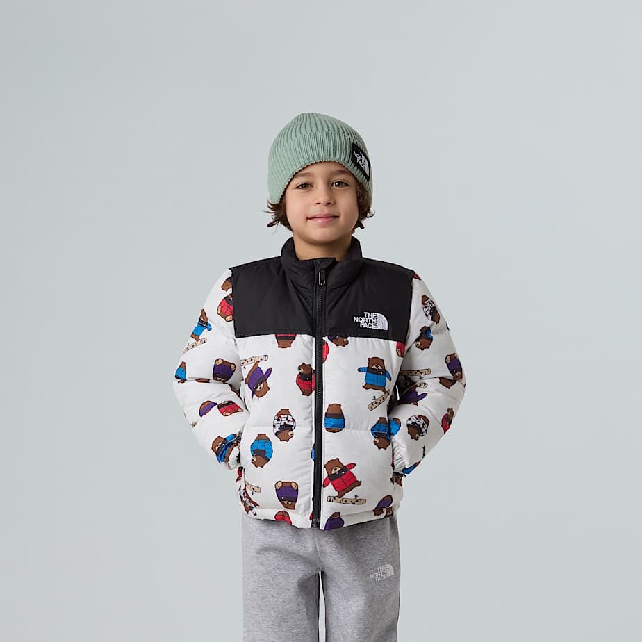 Kids' 1996 Retro Nuptse Printed Jacket