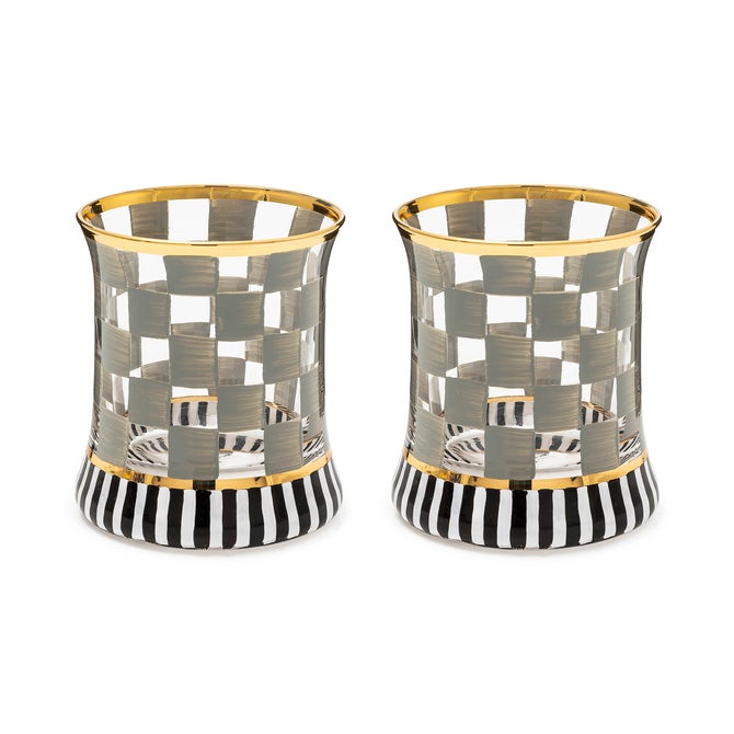 Carnival Sterling Tumbler Glass, Set of 2