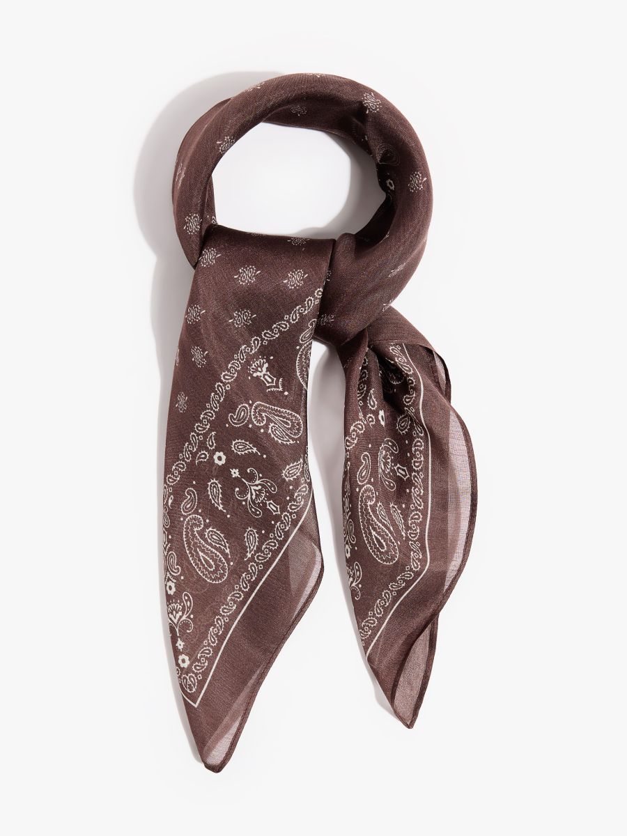 Apaszka z modalu i jedwabiu