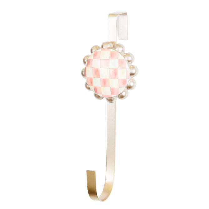 Rosy Check Wreath Hanger