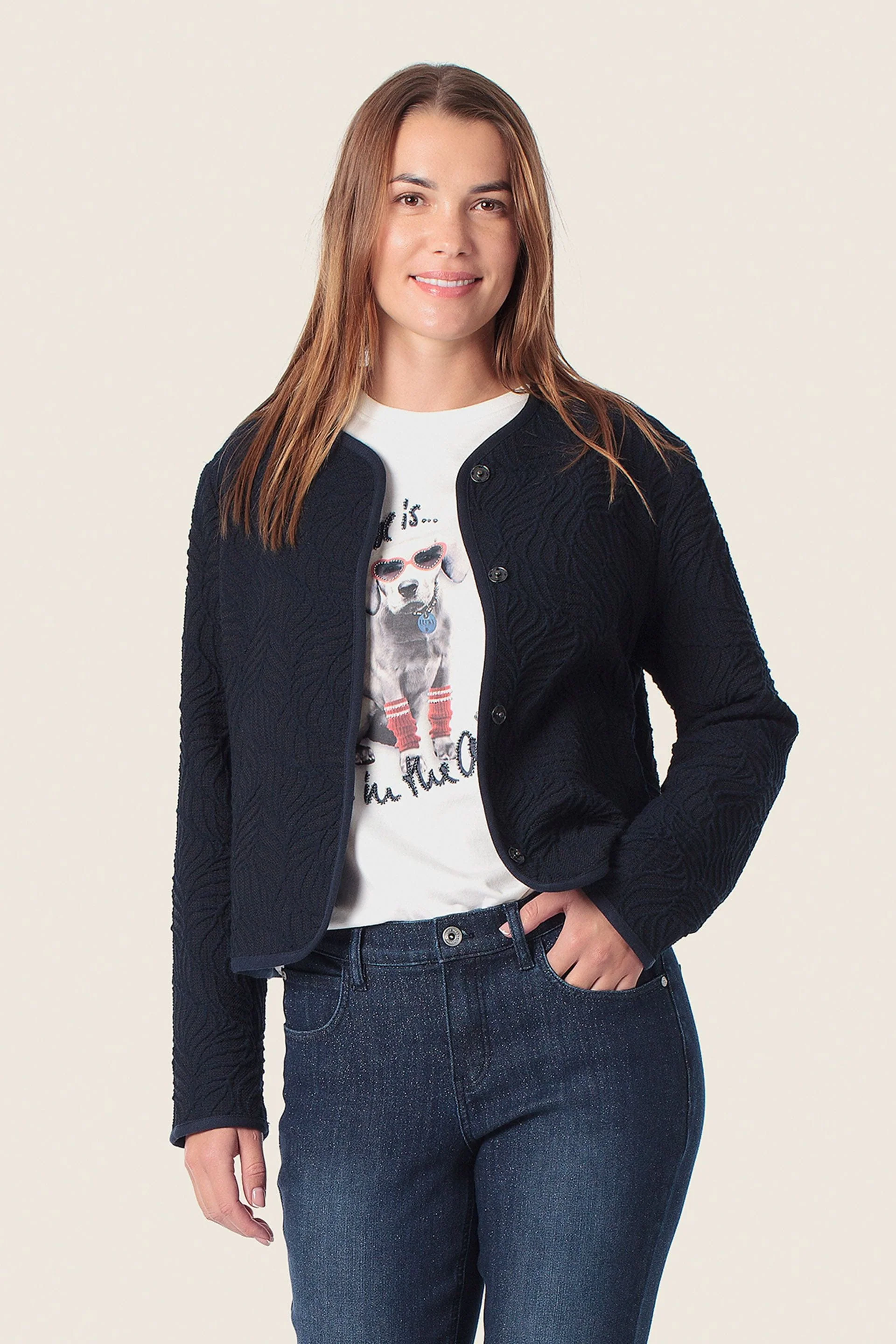 Leichte Jacke dunkelblau