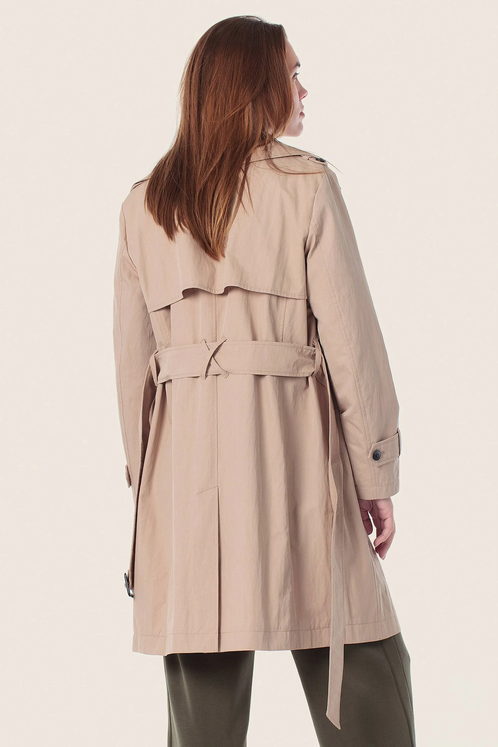 Eleganter Trenchcoat mit Bindegürtel
