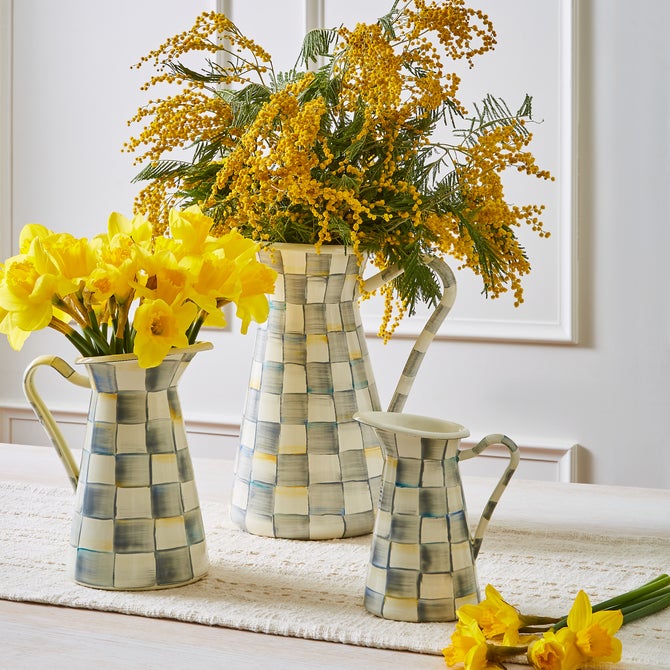 Sterling Check Medium Practical Pitcher