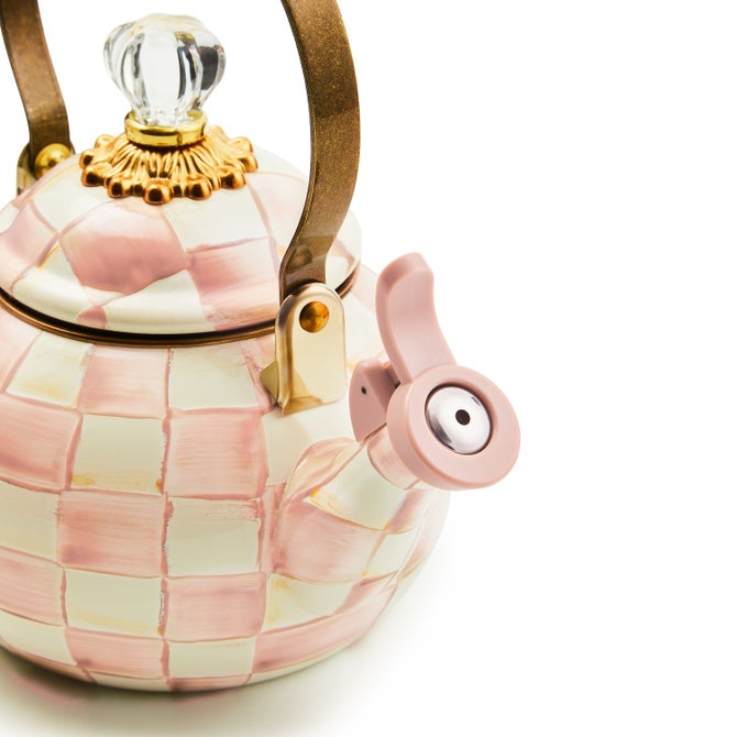 Rosy Check Whistling Tea Kettle