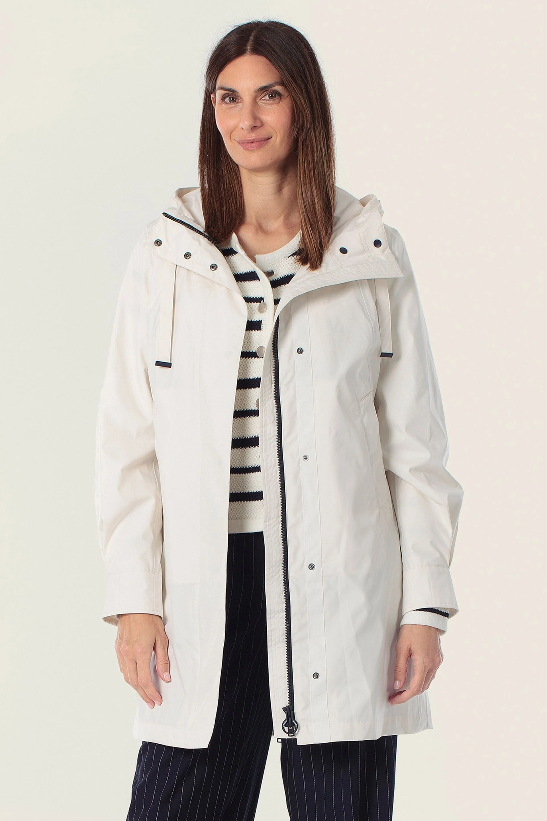 Langer Parka mit Kapuze