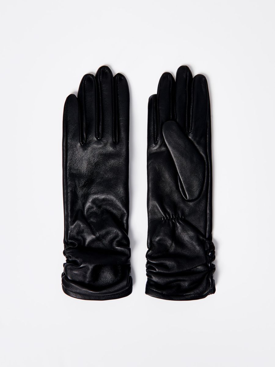 Skórzane rękawiczki