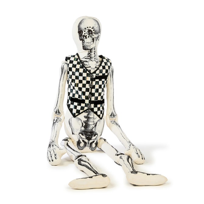 Mr. Bones Lifesize Poseable Fabric Skeleton