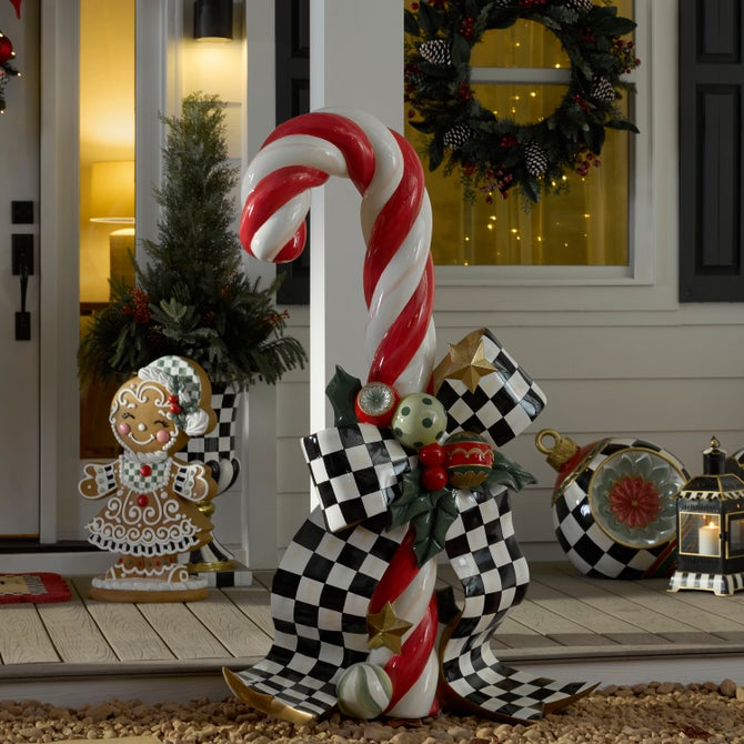 Check It Out Left Trophy Candy Cane