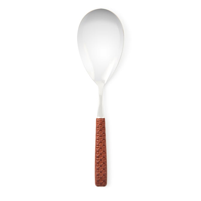 Everyday Leather Serving Spoon