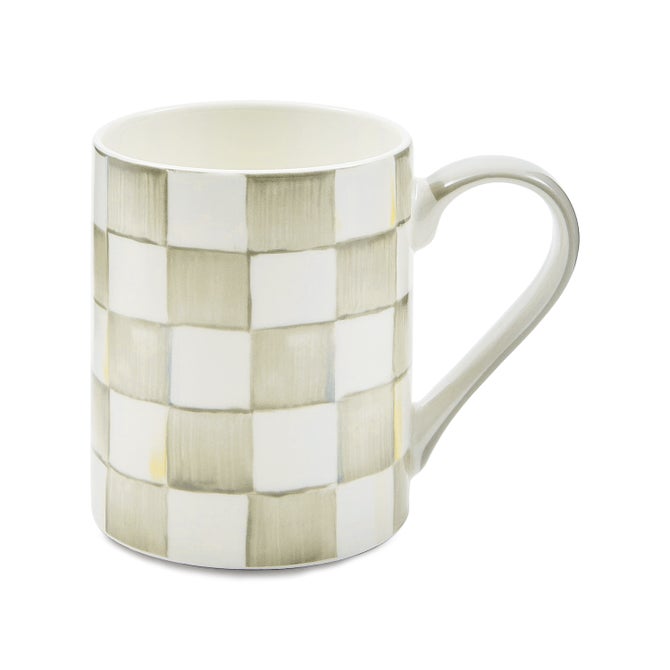 Sterling Check Porcelain Mug
