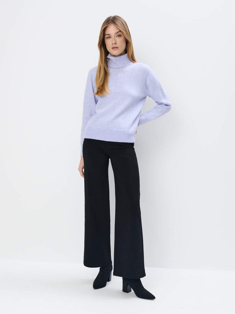 Spodnie z szeroką nogawką