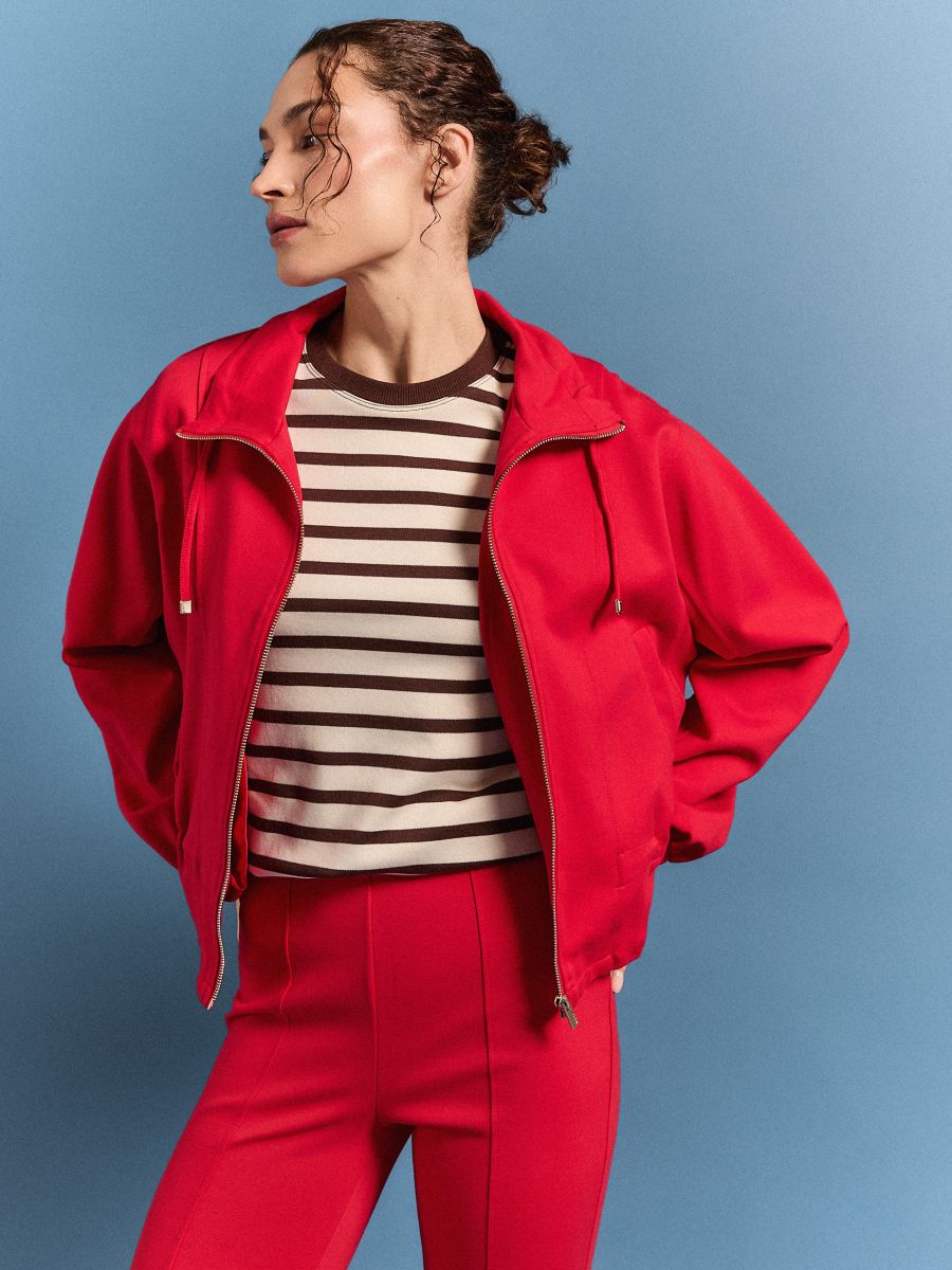 Bawełniany longsleeve w paski