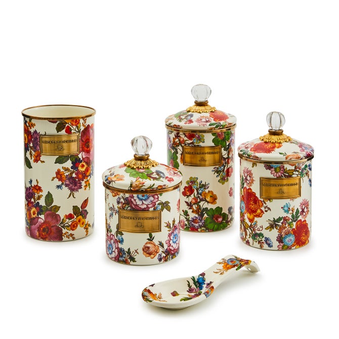 White Flower Market 5pc Kitchen Essentials Set