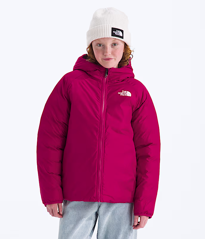 Girls’ Reversible Perrito Hooded Jacket—Print