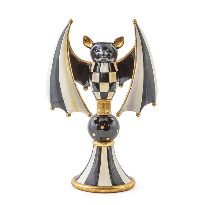 Courtly Check Bat Candle Holder