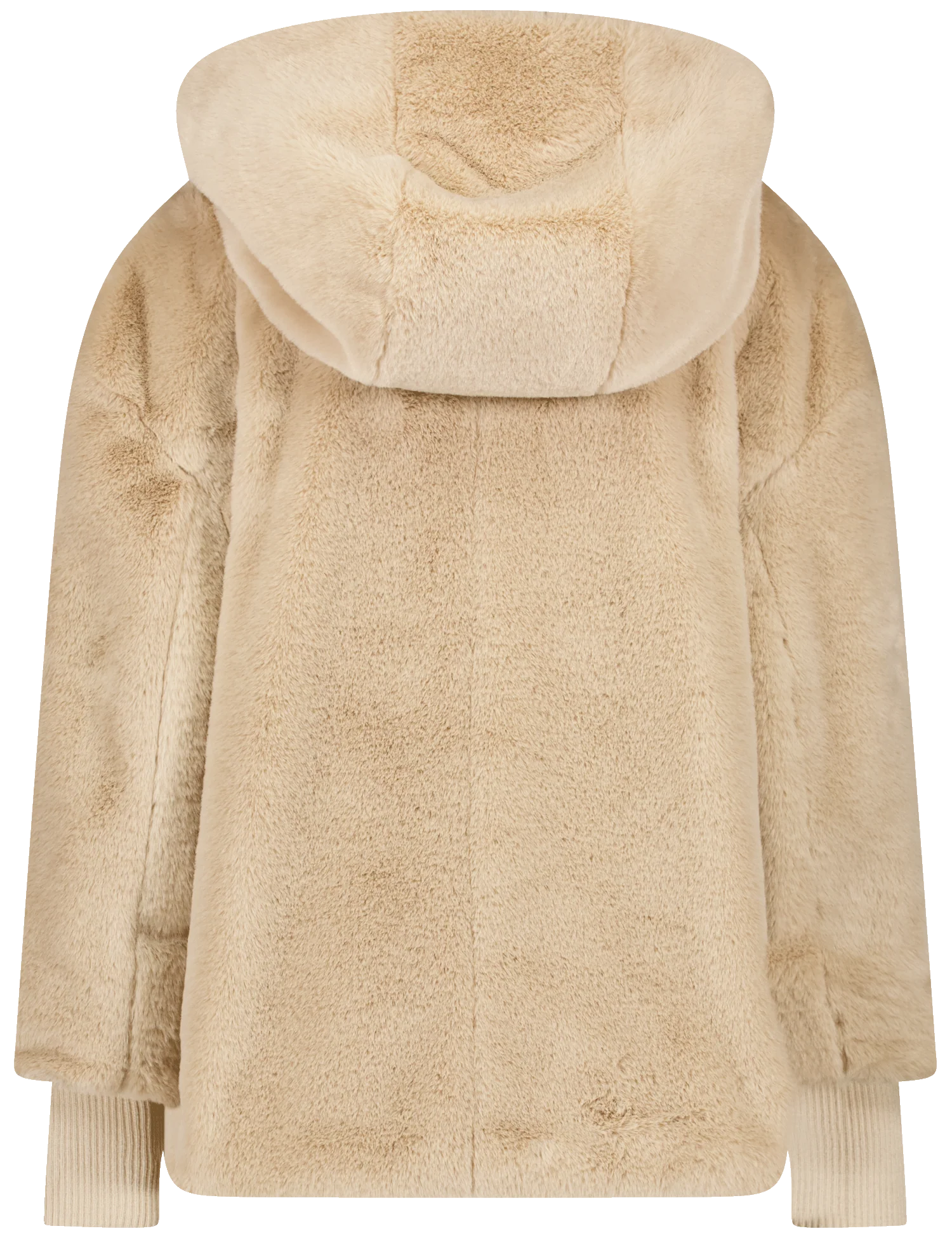 Damen Teddyjacke mit Kapuze