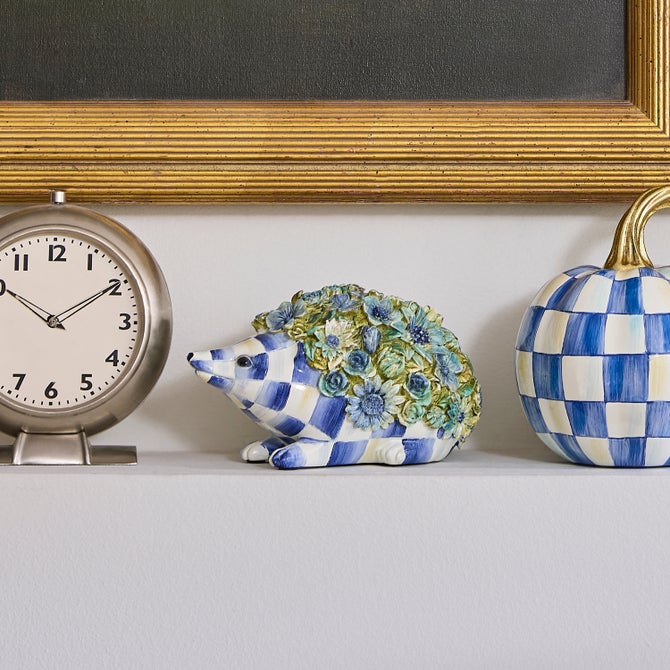 Royal Autumn Hedgehog Figurine