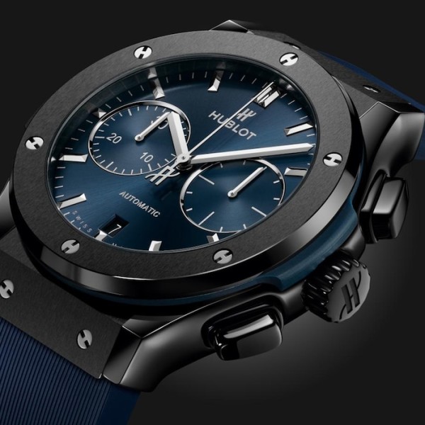 Classic Fusion Men Automatic Blue Rubber Watch 521.CM.7170.RX