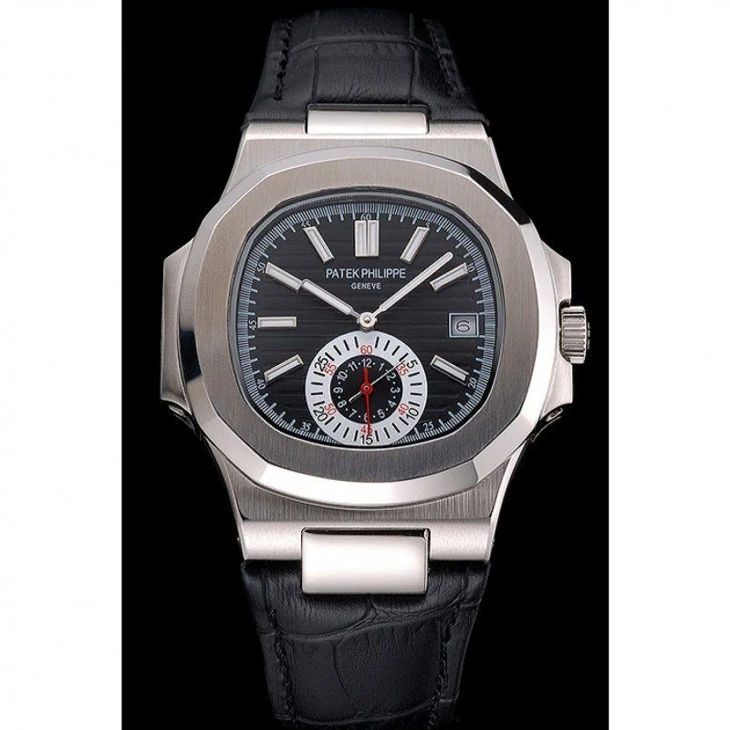Nautilus 5980/1A-001 Dial Black 40 mm, Rose Gold Plated