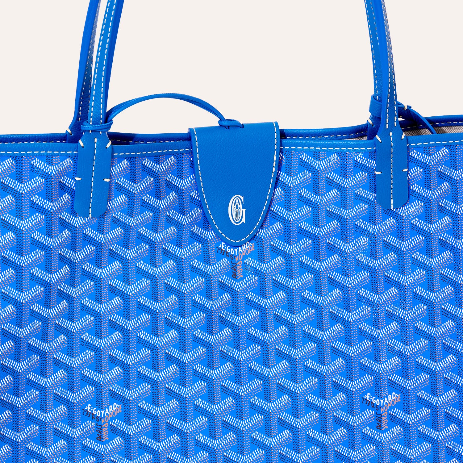 Saint Louis GM bag Stripes and Initials