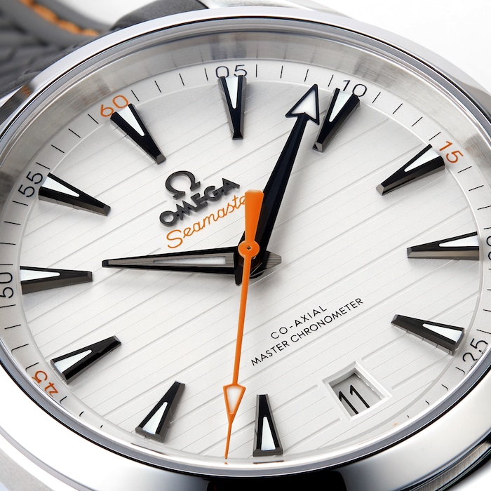 Seamaster Aqua Terra 150M Mens Silver Dial 41mm Automatic Co-Axial Mens Watch