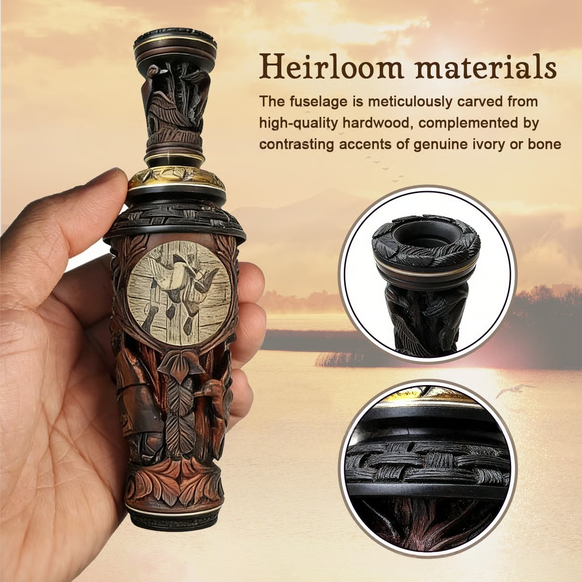 🔥Last Day 50% OFF🦆The Handmade Hunter’s Legacy Duck Call✨