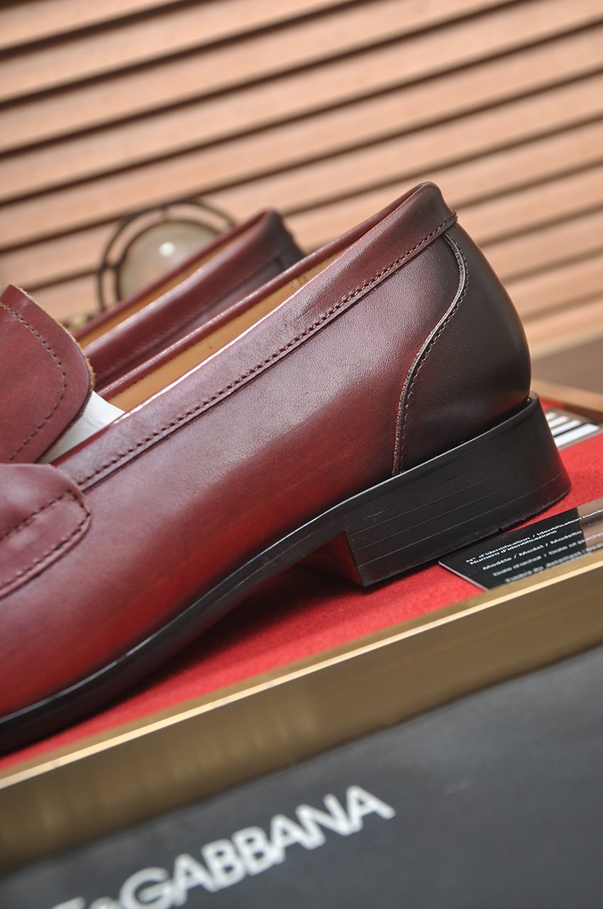 D&G men's leather shoes-29