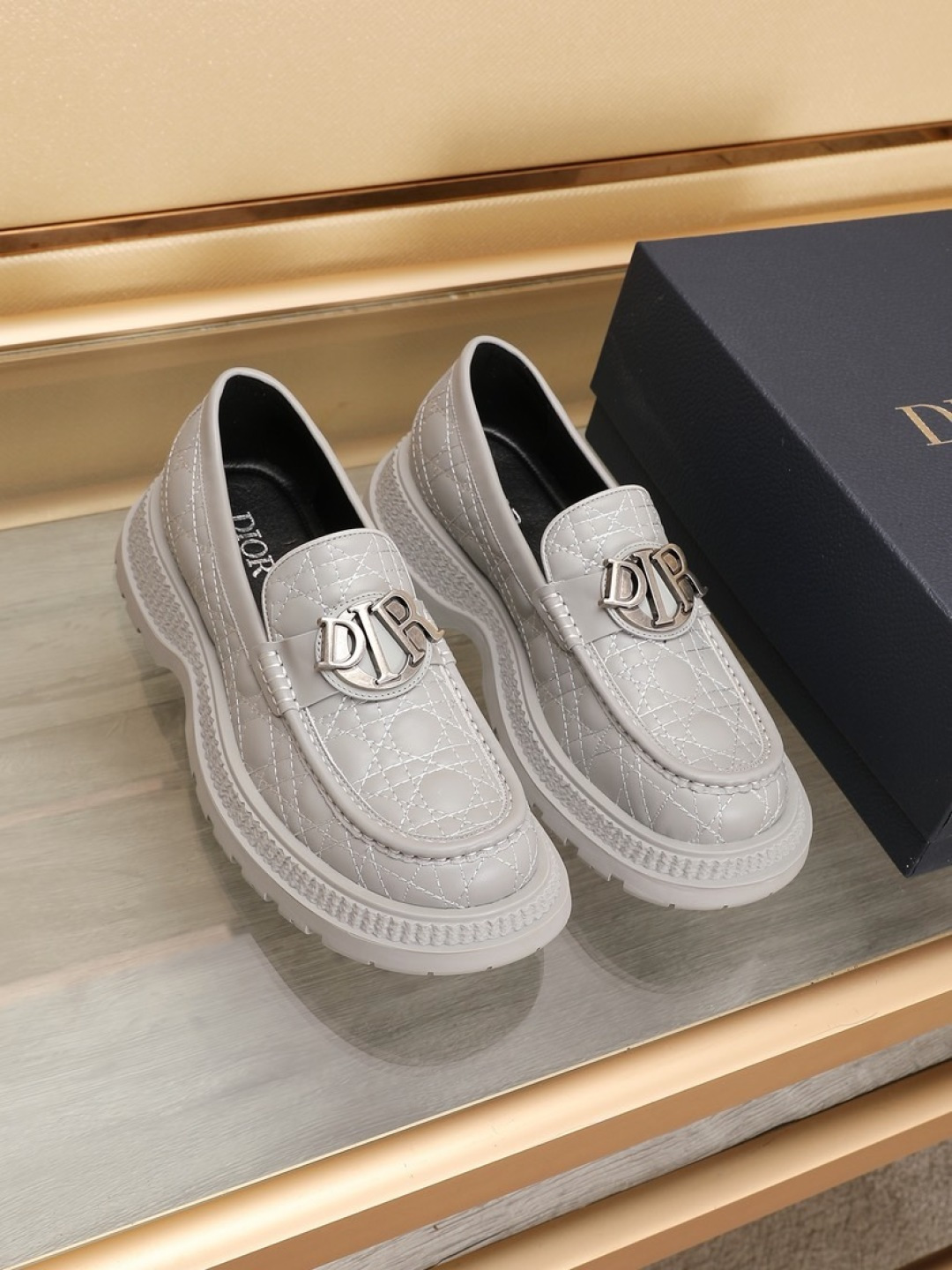 Dior men's leather shoes-79