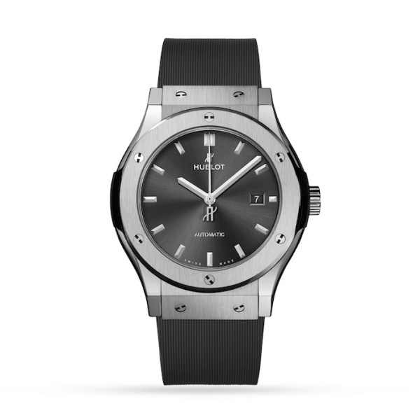 Classic Fusion Men Automatic Grey Rubber Watch 542.NX.7071.RX