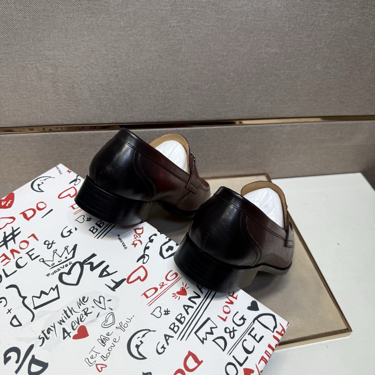 D&G men's leather shoes-42