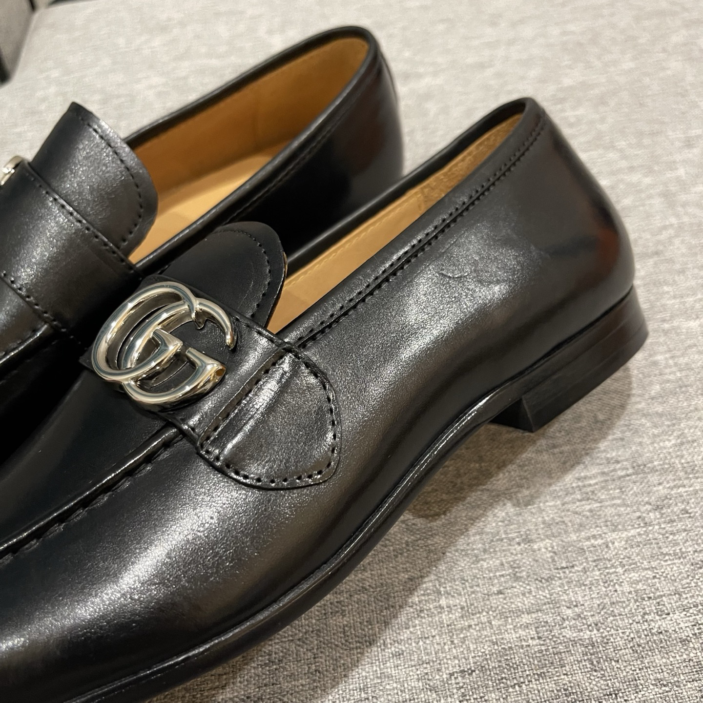 Gucci men's leather shoes-27