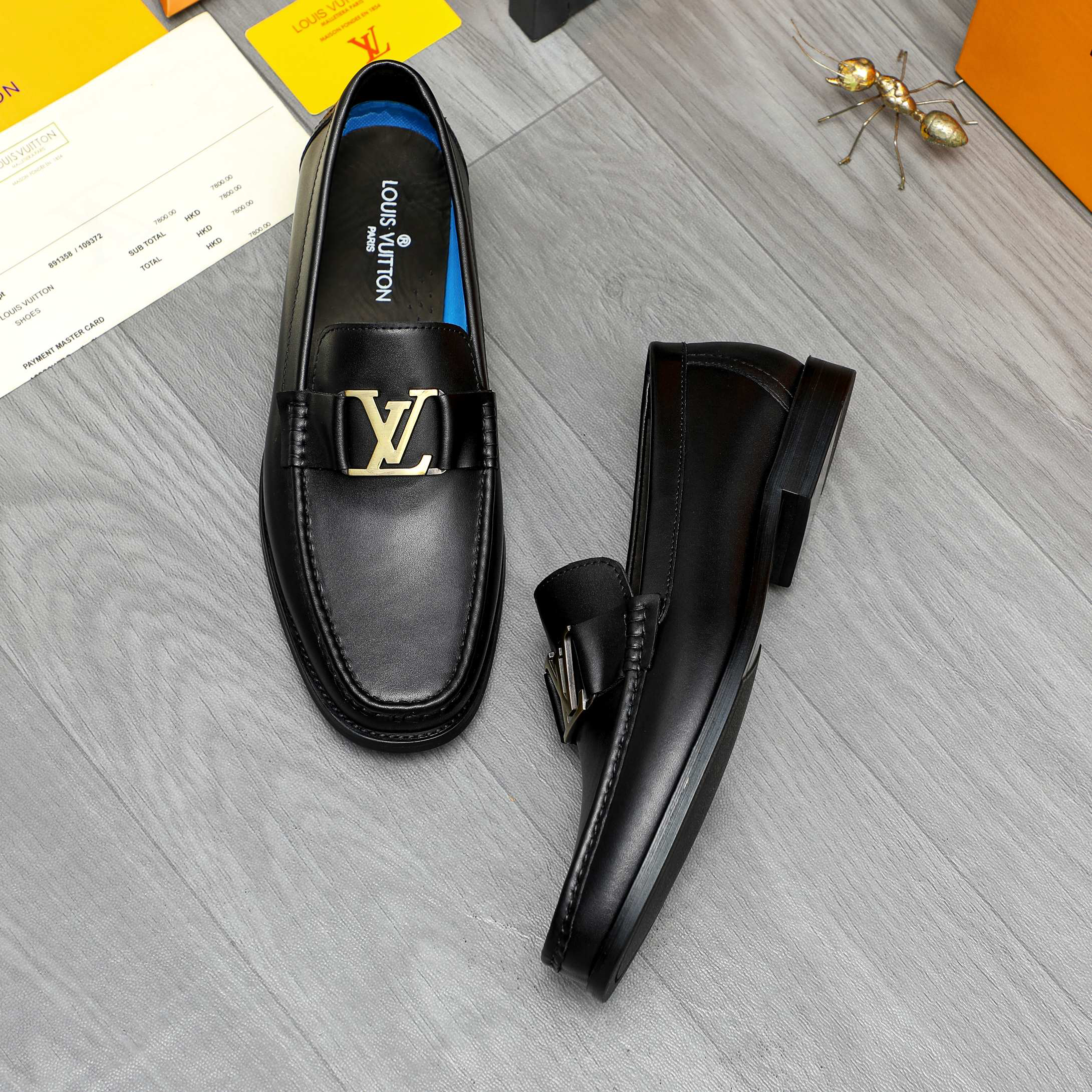 LV women's leather shoes-40