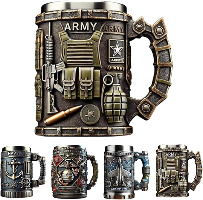 250th Anniversary Mugs Military 3D Mug