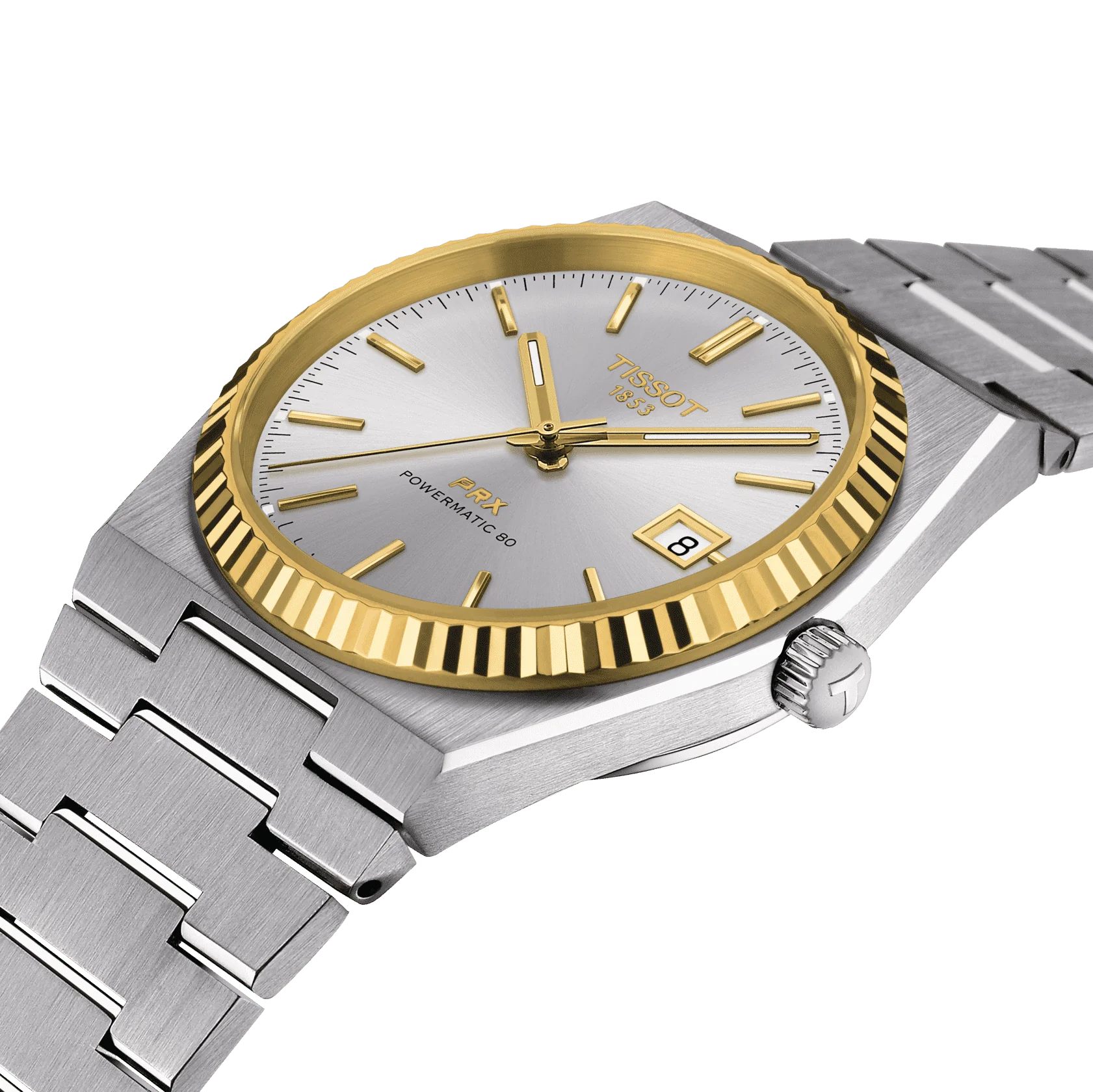 PRX Powermatic 80 Steel and 18K Gold Bezel T9314074103101