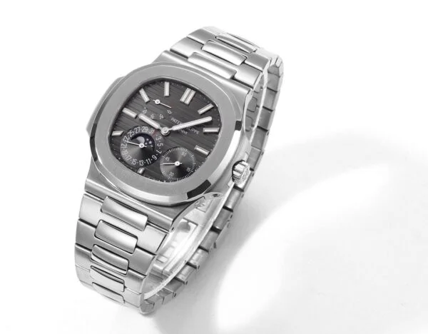 Nautilus Moon phases 40 mm,Stainless steel Dark Dial,5712/1A-001
