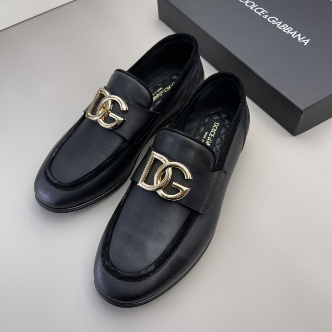 D&G men's leather shoes-45