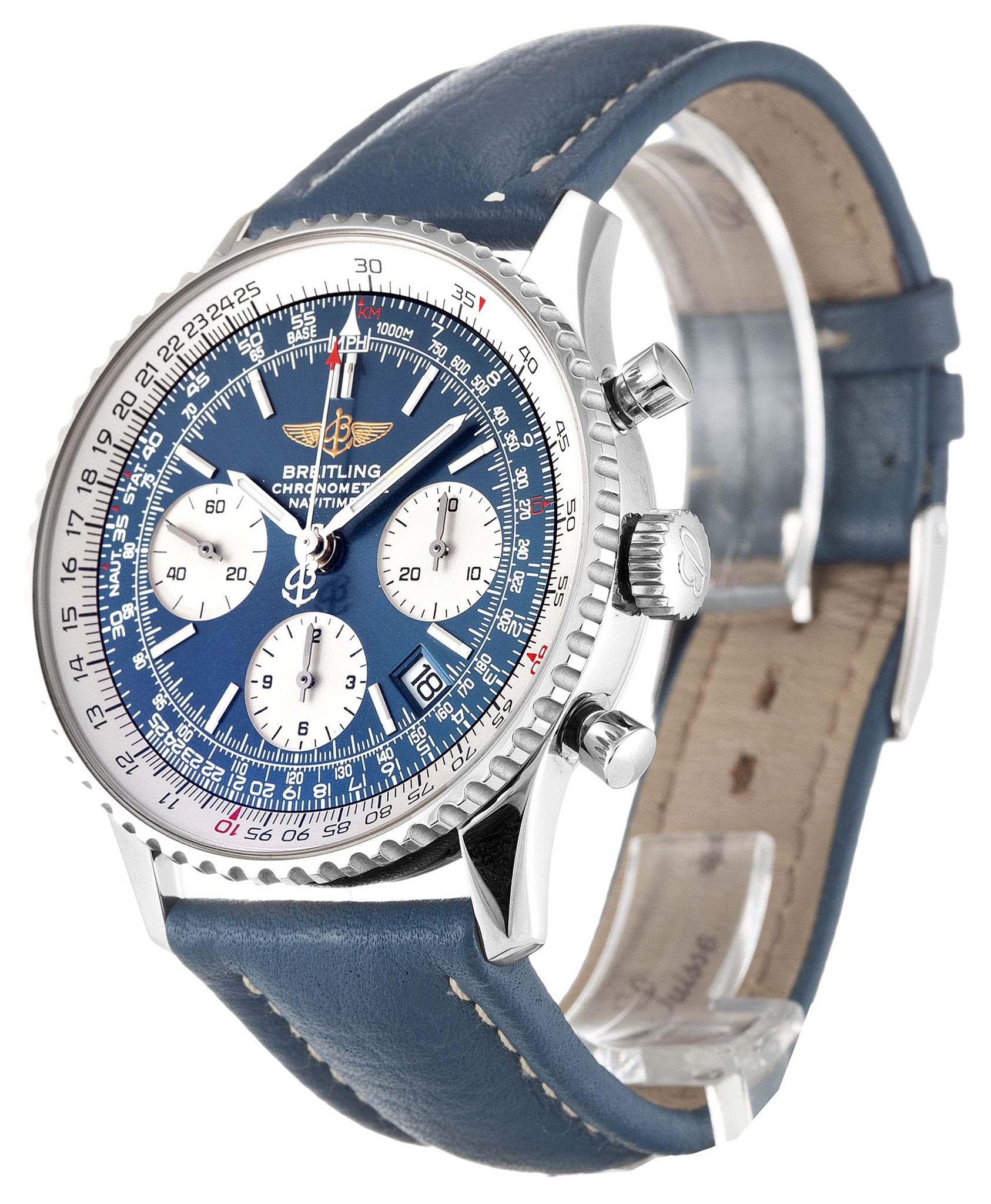 Navitimer Blue Dial Stick Markers A23322