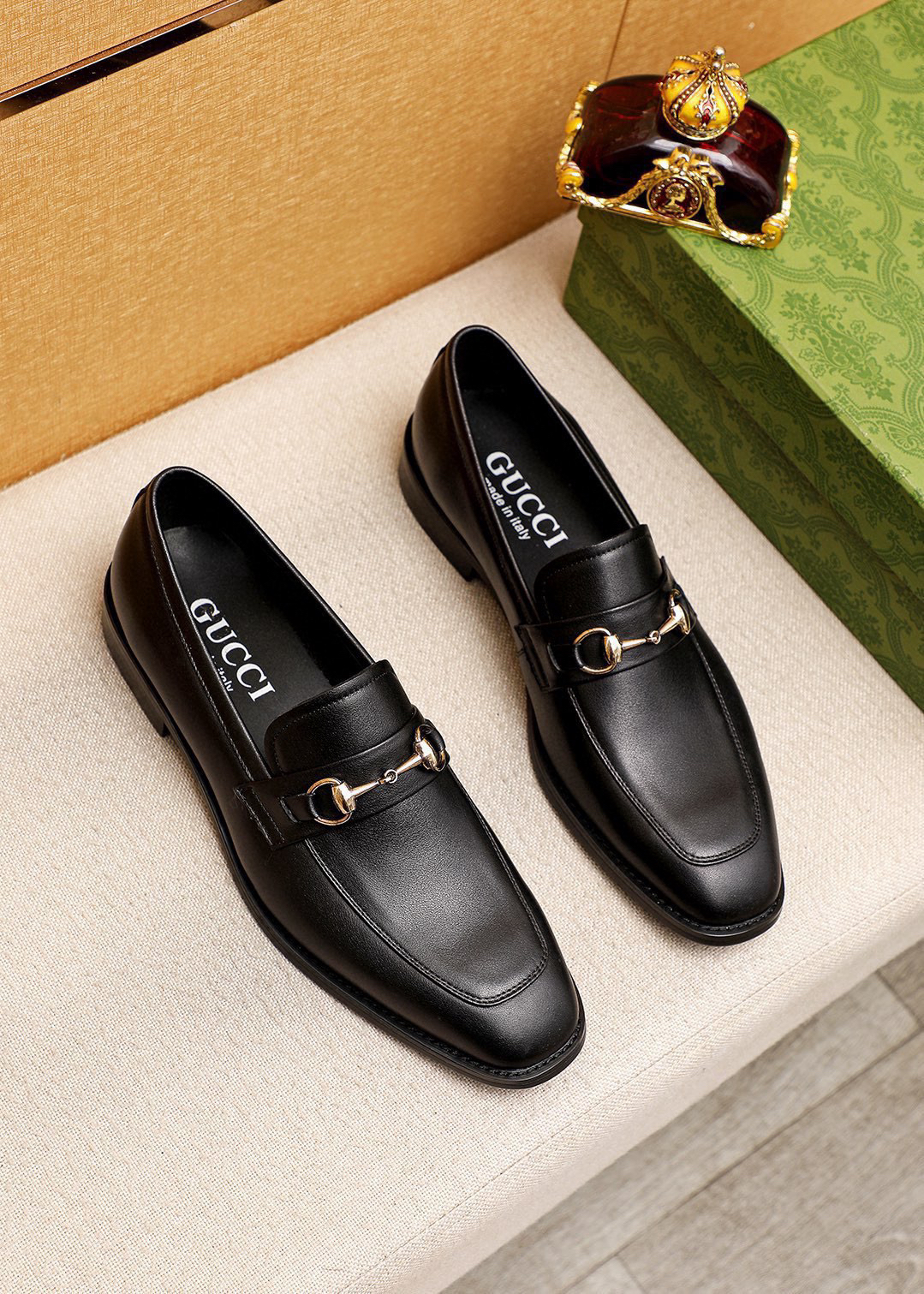 Gucci men's leather shoes-70